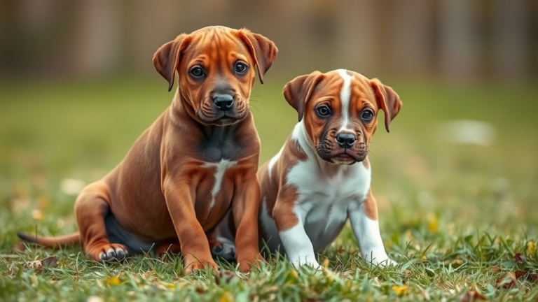 Rhodesian Ridgeback Pit Mix Puppies